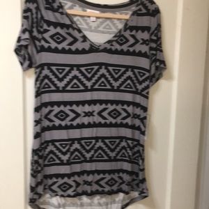 Nwt Lularoe christy med black Aztec